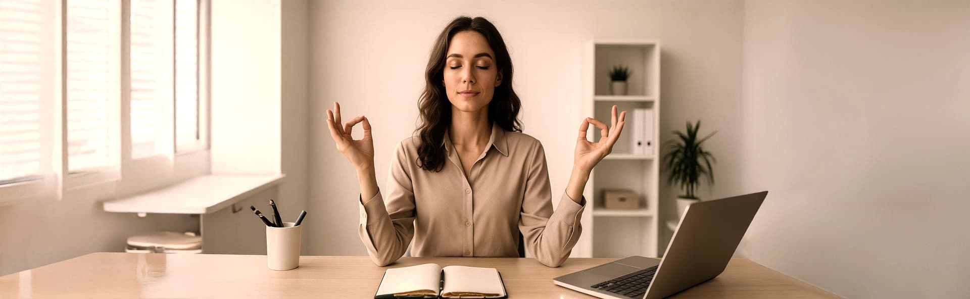 Peaceful workspace - ReplyFabric helps you achieve work-life balance